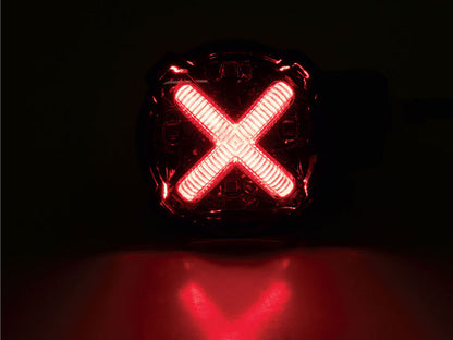 GT-02S LED Tailight Red Lens - Universal Fitment