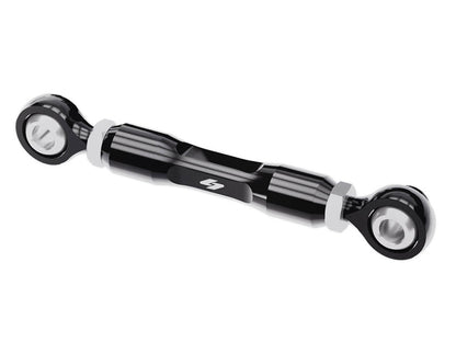 Adjustable Brake Linkage - Black. Fits Softail 2018up with Mid Controls