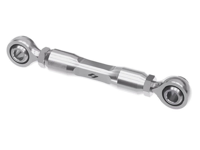 Adjustable Brake Linkage - Machine Finish. Fits Softail 2018up with Mid Controls