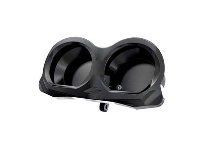 Lux Gauge Housing Relocation Kit - Black. Fits Road Glide 2015-2023