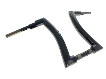 2.0in. Strip Bar, 16in. x 2in. Ape Hanger Handlebar - Gloss Black.