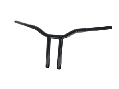 12in. x 1-1/4in. Straight One Piece Kage Fighter Handlebar - Gloss Black.