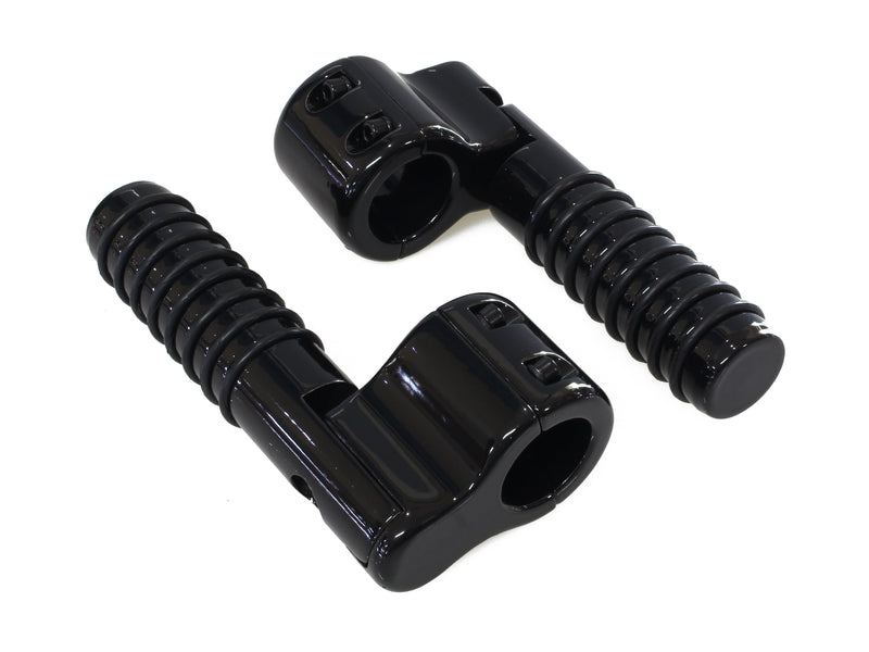 1-1/4in. Clamp On Linbar Highway Pegs - Black.