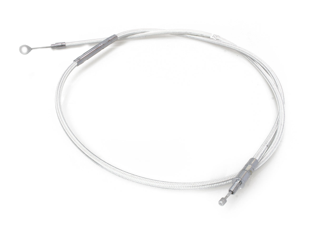 77in. Clutch Cable - Sterling Chromite. Fits 5Spd Big Twin 1987-2006