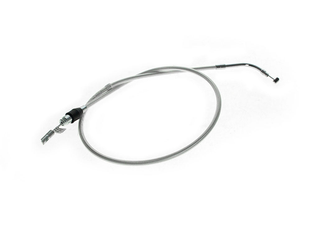 45in. Quick Connect Upper Clutch Cable - Sterling Chromite. Fits Road Glide 2024up