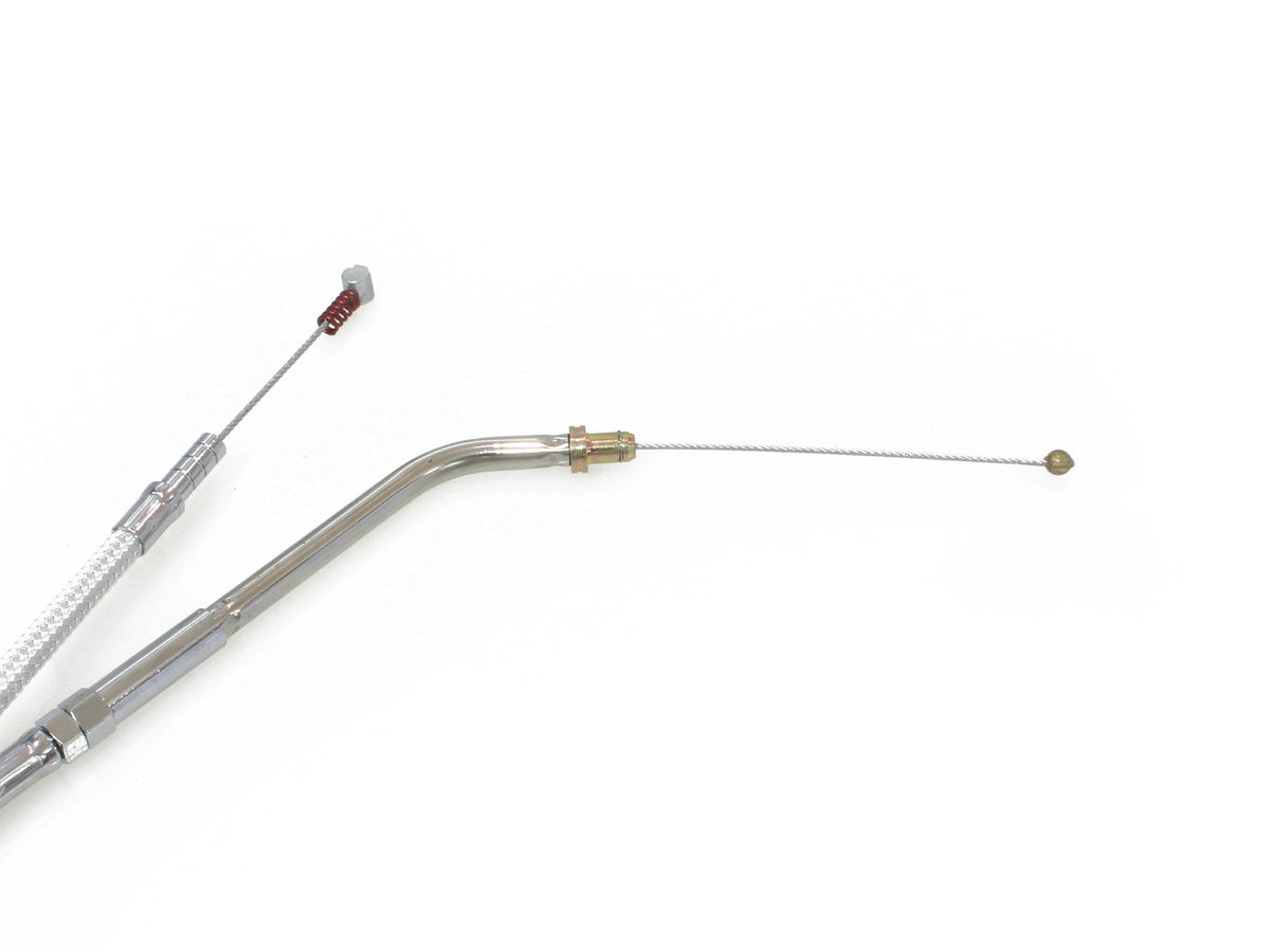 32-3/4in. Idle Cable - Sterling Chromite. Fits Sportster 1996-2006.