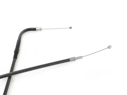 49-1/2in. Throttle Cable - Black Pearl. Fits Big Twin 1996-2017.