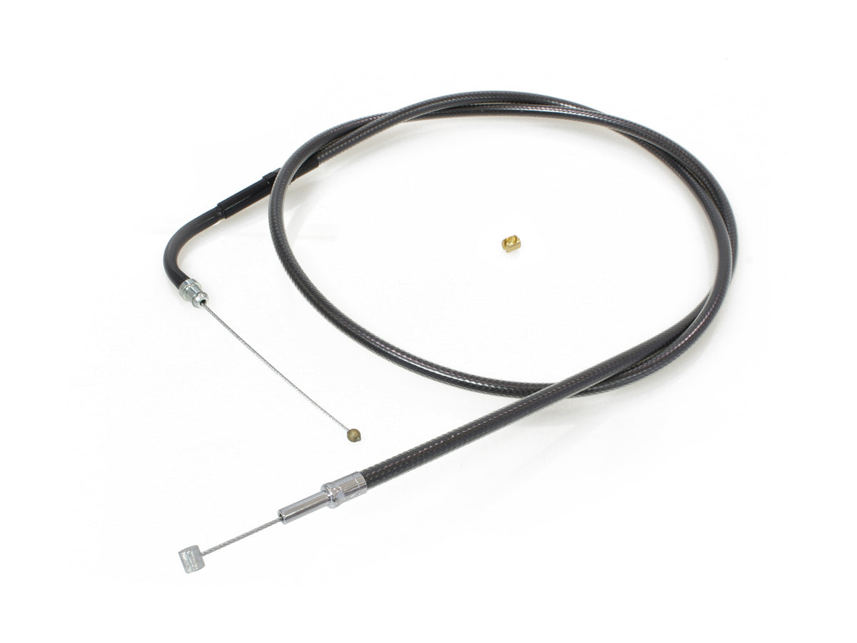 49-1/2in. Throttle Cable - Black Pearl. Fits Big Twin 1996-2017.