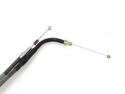 42-1/2in. Idle Cable - Black Pearl. Fits Big Twin 1996-2017.