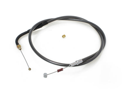34-3/4in. Idle Cable - Black Pearl. Fits Big Twin 1996-2017.