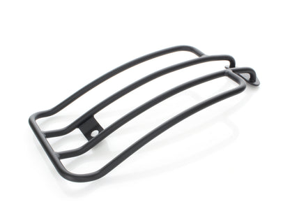 Solo Seat Luggage Rack - Matte Black. Fits Softail Slim 2012-2017 & Blackline 2011-2013.