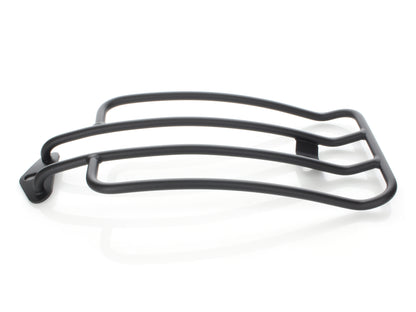 Solo Seat Luggage Rack - Matte Black. Fits Softail Slim 2012-2017 & Blackline 2011-2013.