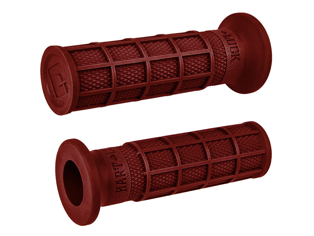 Hart-Luck Full Waffle 1in. Handgrips - Dark Red.