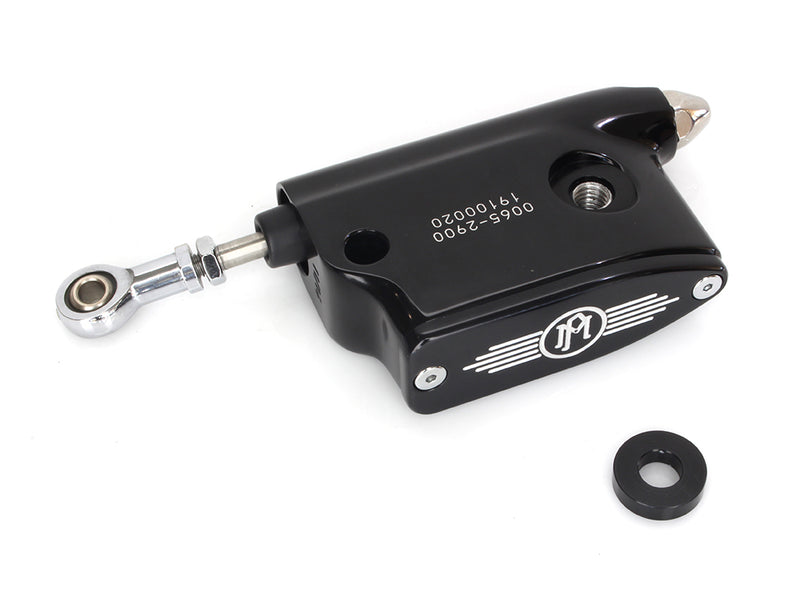 11/16in. Rear Brake Master Cylinder - Black Contrast Cut. Fits Performance Machine Forward Controls.