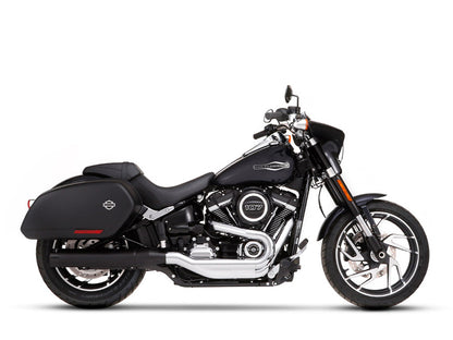 4in. Slip-On Muffler - Black with Black End Cap. Fits Sport Glide 2018-2024