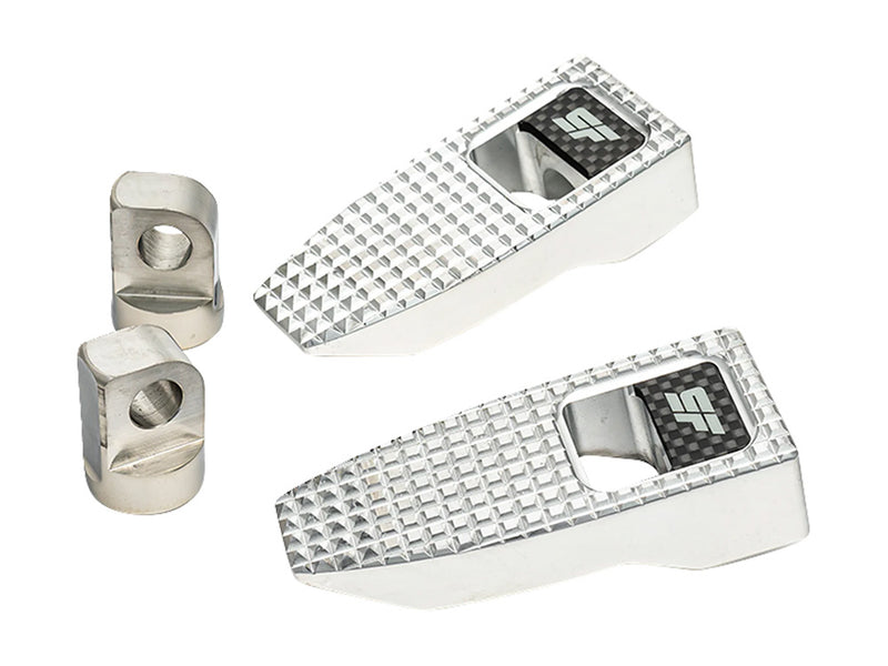Slim Speed Footpegs with HD Male Mount - Polished