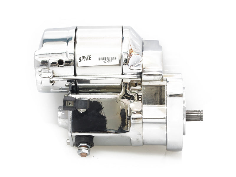 1.4kw Starter Motor - Chrome. Fits Big Twin 1989-2006.