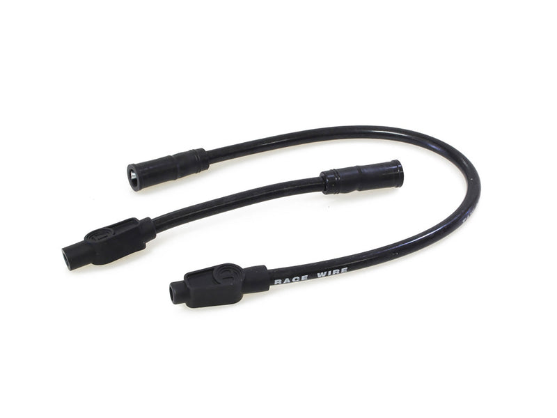10.4mm Spark Plug Wire Set - Black. Fits Touring 1999-2008 with Carb and Sportster 2007-2021.