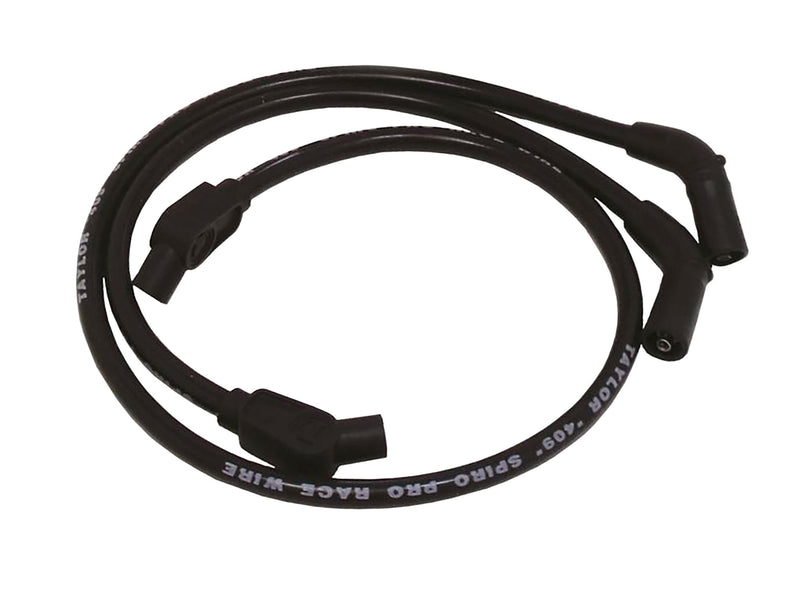10.4mm Spark Plug Wire Set - Black. Fits Touring 2009-2016.