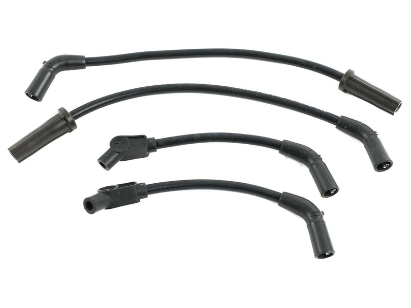 10.4mm Spark Plug Wire Set - Black. Fits Softail 2018up.