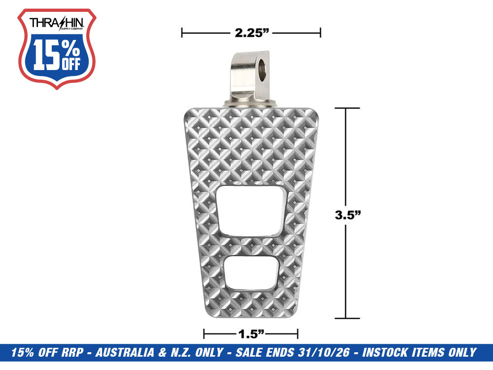 P-54 Footpegs with HD Male Mount - Chrome