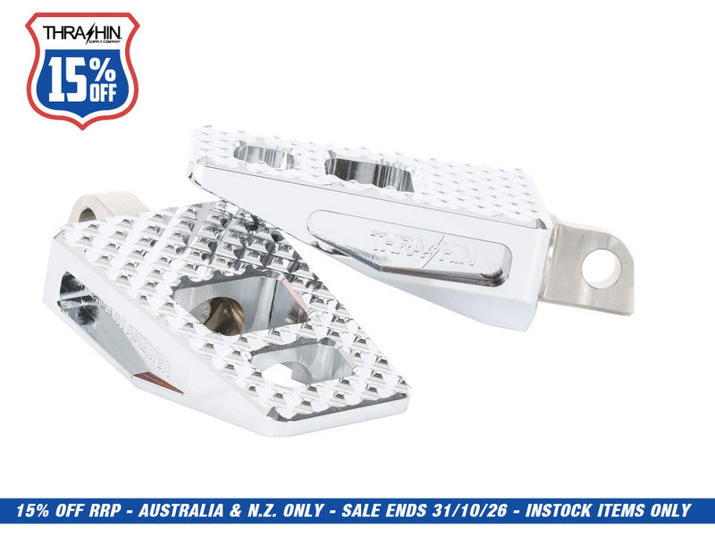 P-54 Footpegs with HD Male Mount - Chrome