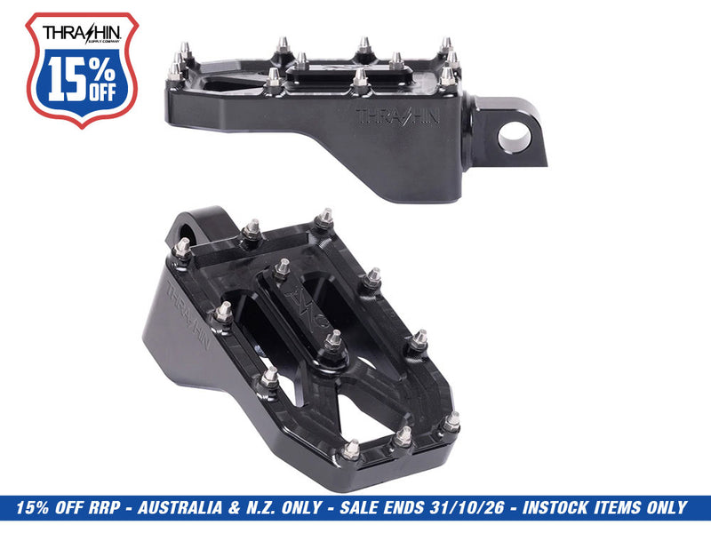 Aggressor Footpegs - Black.