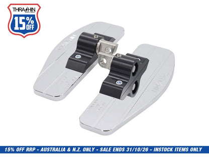 Mini Floorboards with HD Male Mount - Chrome