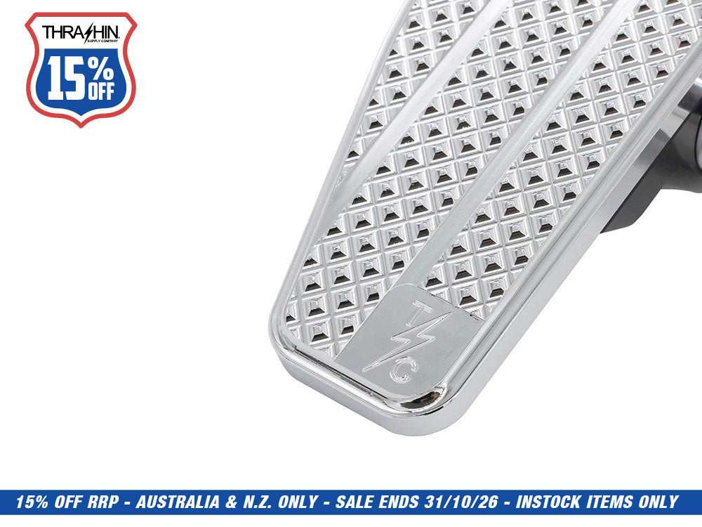 Mini Floorboards with HD Male Mount - Chrome