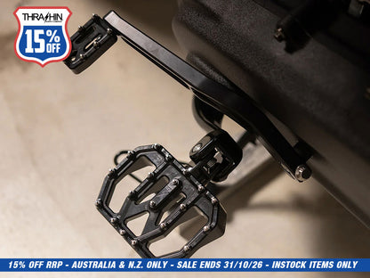 Aggressor Mini Floorboards with HD Male Mount - Black