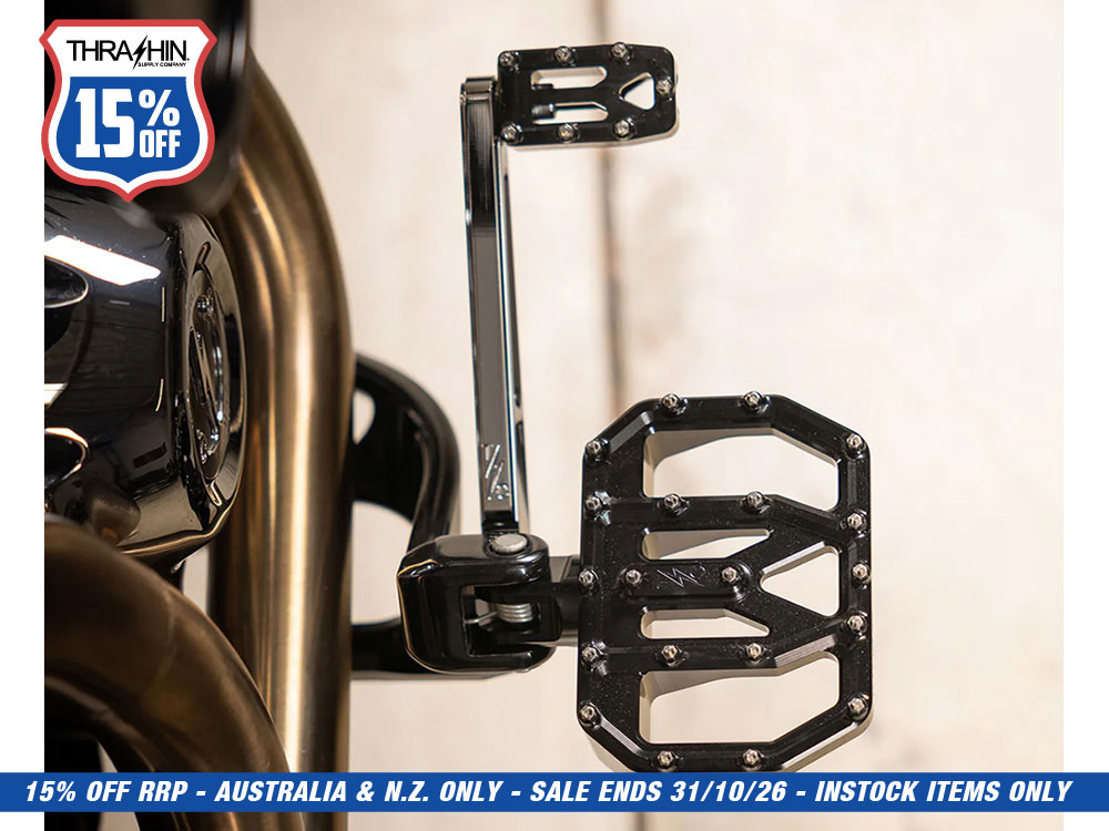 Aggressor Mini Floorboards with HD Male Mount - Black