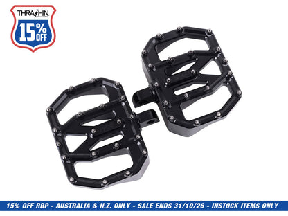 Aggressor Mini Floorboards with HD Male Mount - Black