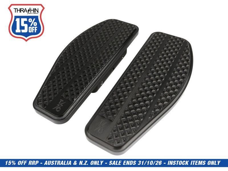Rear/Passenger Floorboards - Black. Fits Touring 1983up