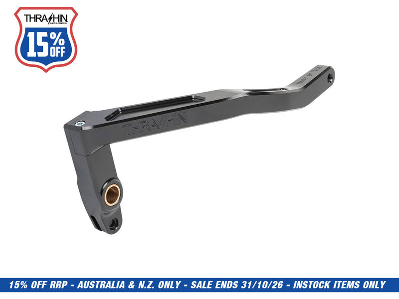 Brake Pedal Arm - Black. Fits Dyna 1999-2017 with Mid Controls.