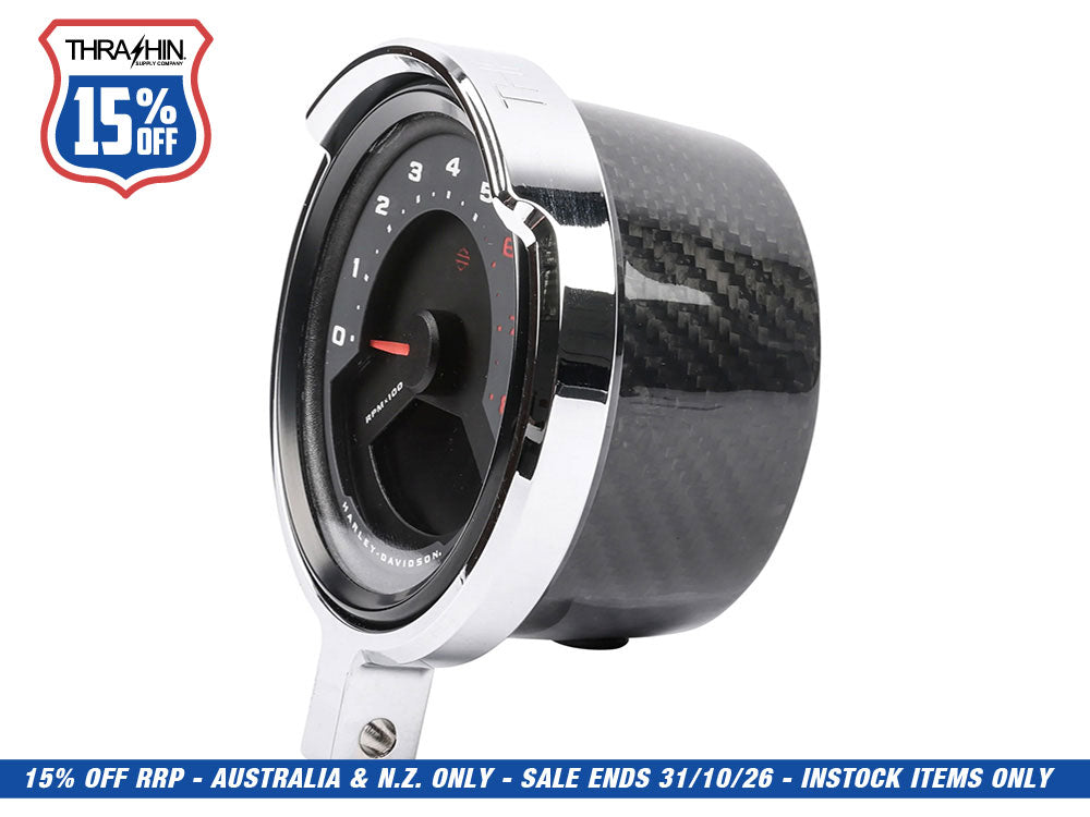 Gauge Housing Relocation Kit - Chrome. Fits Low Rider S 2022up, Low Rider ST 2025up & Street Bob 2025up