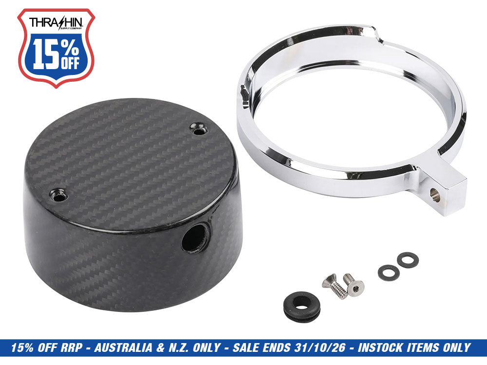 Gauge Housing Relocation Kit - Chrome. Fits Low Rider S 2022up, Low Rider ST 2025up & Street Bob 2025up