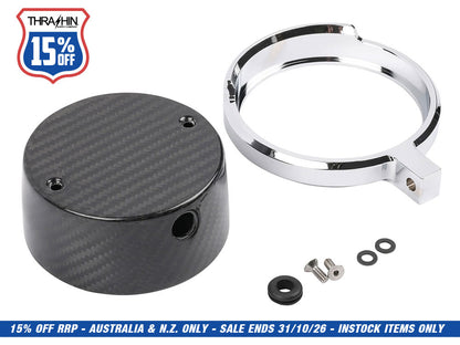Gauge Housing Relocation Kit - Chrome. Fits Low Rider S 2022up, Low Rider ST 2025up & Street Bob 2025up