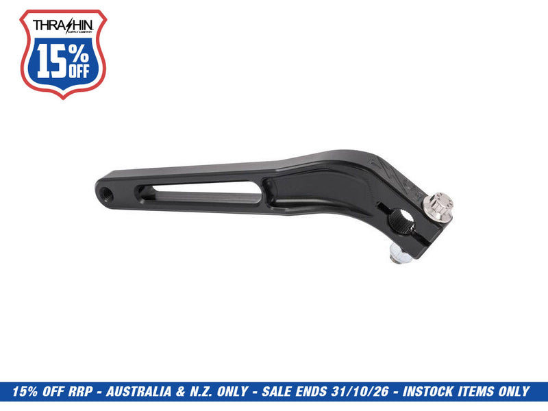 Billet Shift Lever - Black. Fits Dyna 1991-2017 with Mid Controls & 2018up Softail with OEM Forward Controls