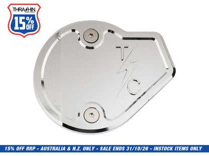 Cam Cover - Chrome. Fits CVO Touring 2023up, Street Glide & Road Glide 2024up, Touring 2025up & Softail 2025up
