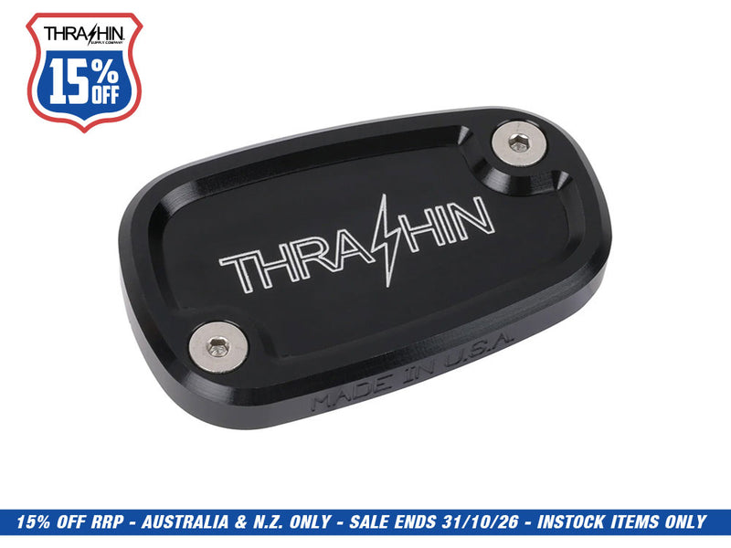 Rear Master Cylinder Cover - Black. Fits Softail 2018up