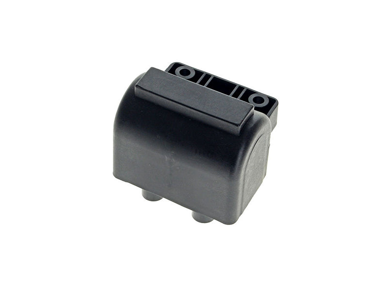 Ignition Coil - Black. Fits Big Twin & Sportster 1965-1998 with Points