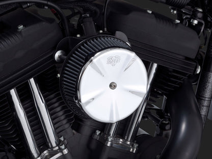 VO2 Skullcap - Chrome. Fits Vance & Hines VO2 Naked Air Intake