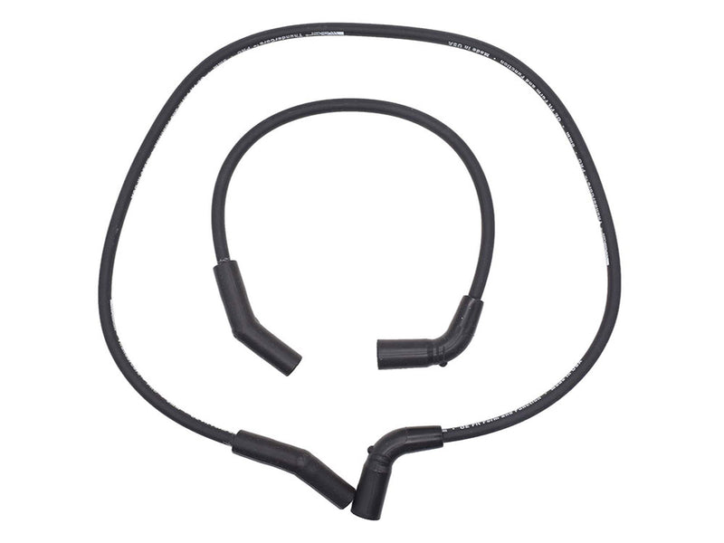 8mm Spark Plug Wire Set - Black. Fits Touring 2009-2016.